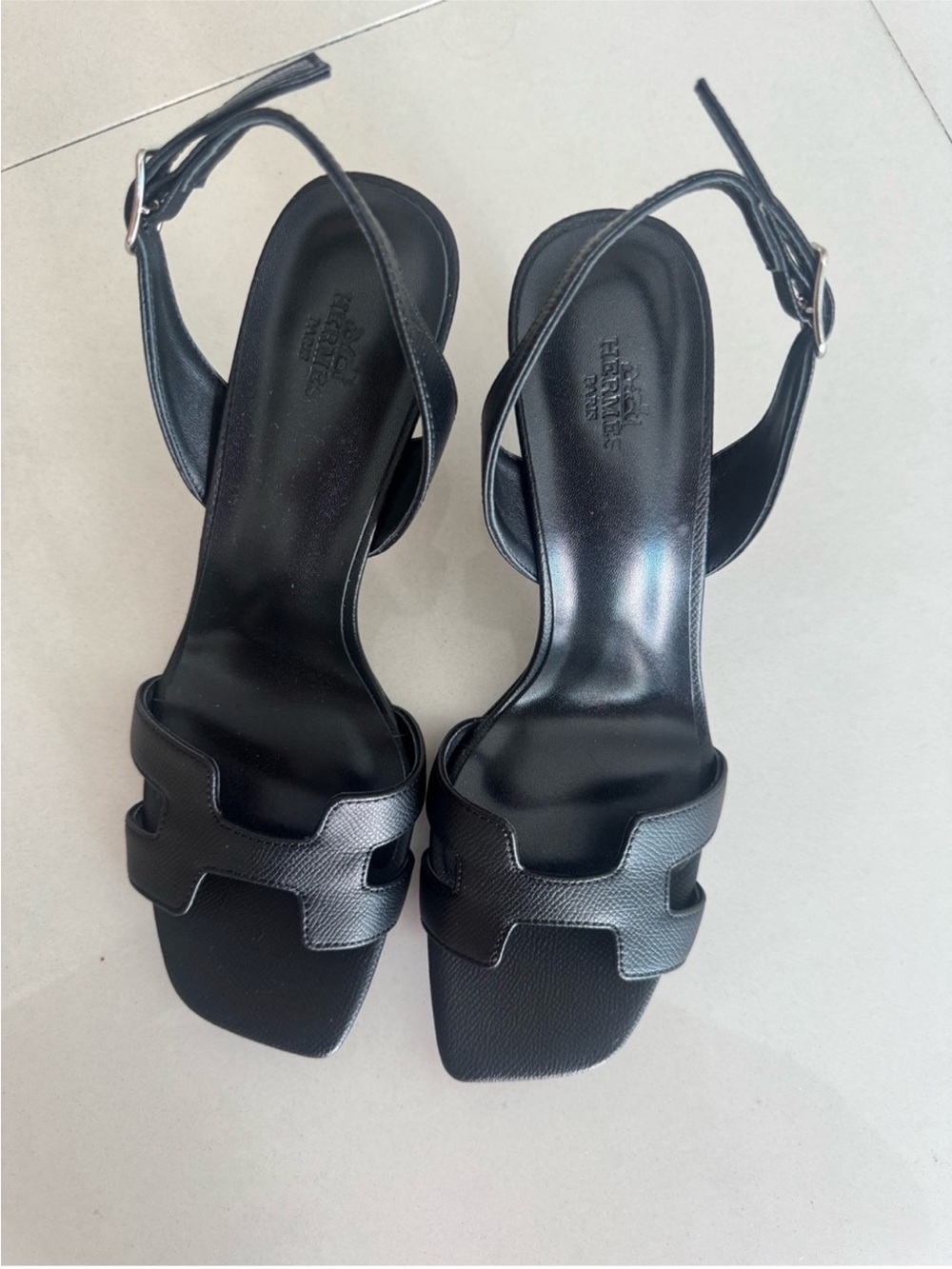 Black Women's Slingback Sandals -